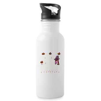 Drop Dead Gorgeous Witches Pumpkin - 20 oz Water Bottle - white - Right