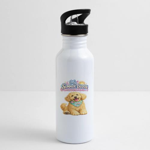 My Summer Buddy Has Four Paws - 20 oz Water Bottle