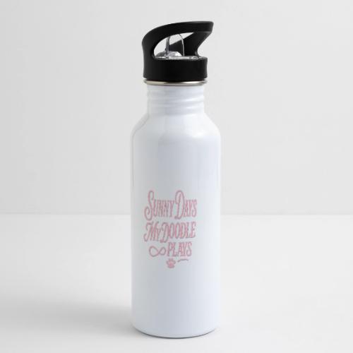Sunny Days My Doodle Plays - 20 oz Water Bottle