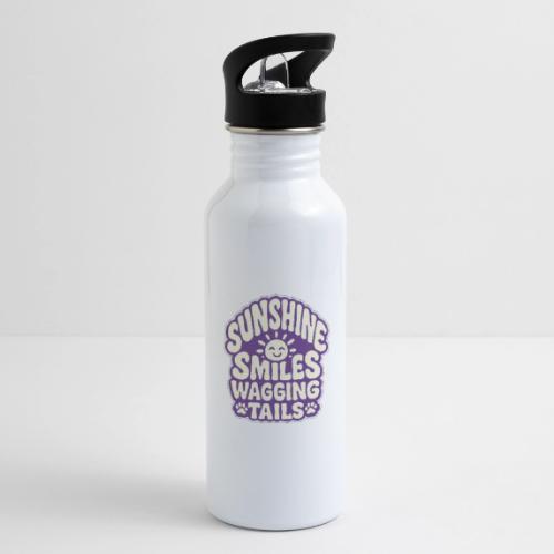 Sunshine Smiles Wagging Tails - 20 oz Water Bottle