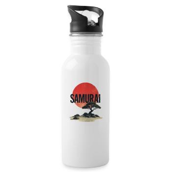 Samurai - 20 oz Water Bottle - white - Right
