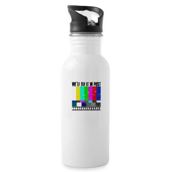 We'll fix it in post - colour - 20 oz Water Bottle - white - Right