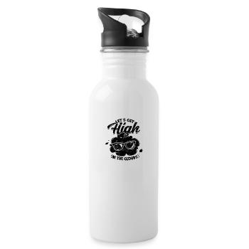 Let's get high (in the clouds) - Cloud - 20 oz Water Bottle - white - Right