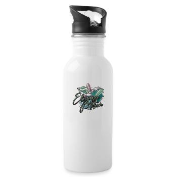 Elegance in Motion - Belly Dancing - 20 oz Water Bottle - white - Right