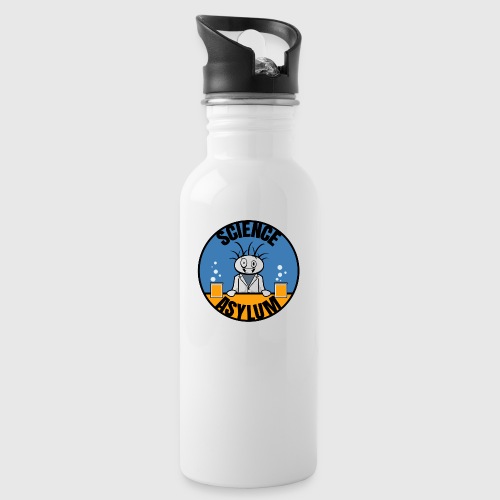 Science Asylum Logo - Water Bottle