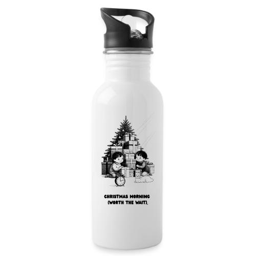 Christmas Morning T-Shirt | Minimalist Kids Gifts - 20 oz Water Bottle