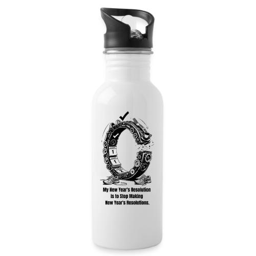 The Resolution Loop - Sarcastic New Year's T-Shirt - 20 oz Water Bottle