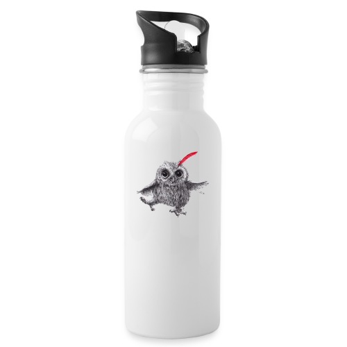 Chief Red - Happy Owl - 20 oz Water Bottle