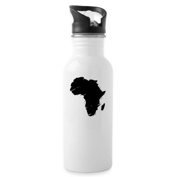 africa map - 20 oz Water Bottle - white - Right