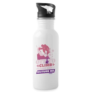 Climbing mountain Alps Nature Climbing Sports Gift - 20 oz Water Bottle - white - Right