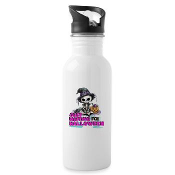 Just Waiting for Halloween - 20 oz Water Bottle - white - Right