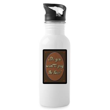 the two - 20 oz Water Bottle - white - Right
