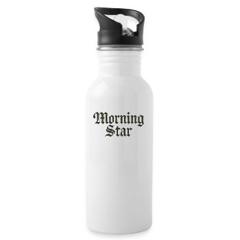 Morning star - 20 oz Water Bottle - white - Right