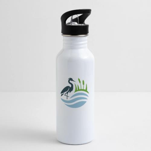 Circular Logo No Background - 20 oz Water Bottle