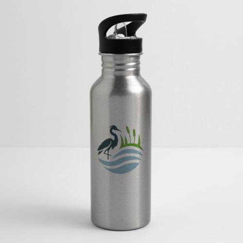 Circular Logo No Background - 20 oz Water Bottle