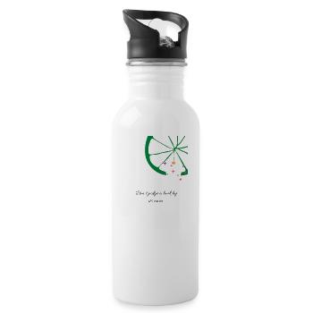 Don’t judge a book by its cover - 20 oz Water Bottle - white - Right