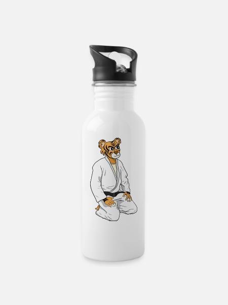 Be a Tiger - 20 oz Water Bottle - white
