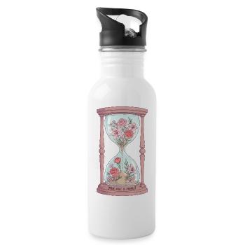 Perfect Pace Hourglass - 20 oz Water Bottle - white - Right