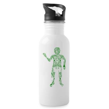 Circuit Ranger Silhouette - 20 oz Water Bottle - white - Right