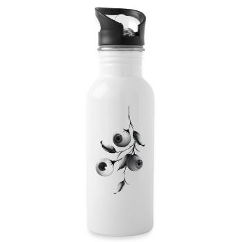 Eyeball Berries Noir - 20 oz Water Bottle - white - Right