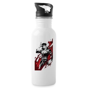 Crimson Gunner Noir - 20 oz Water Bottle - white - Right