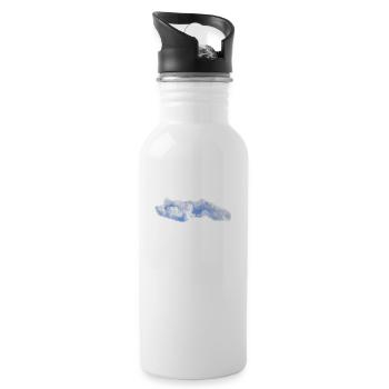 Cloud - 20 oz Water Bottle - white - Right