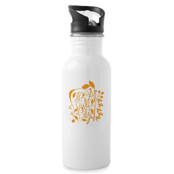 Thanks giving day - 20 oz Water Bottle - white - Right