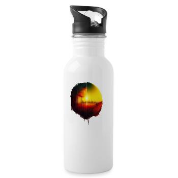 Serene Vistas - 20 oz Water Bottle - white - Right