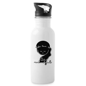 Take Time To Be Mindful - 20 oz Water Bottle - white - Right