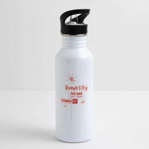 Queen City Fun Center - 20 oz Water Bottle