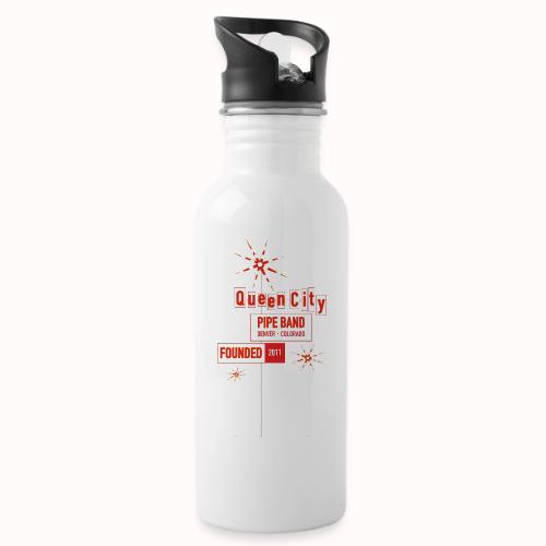 Queen City Fun Center - 20 oz Water Bottle