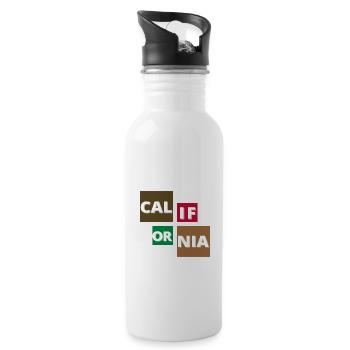 California - 20 oz Water Bottle - white - Right