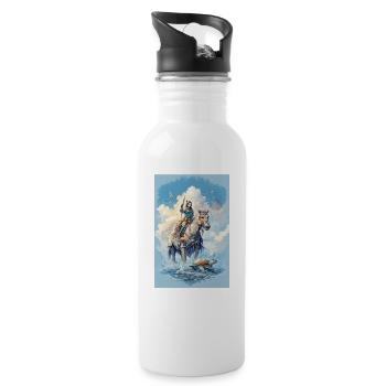 Infinity mind - 20 oz Water Bottle - white - Right
