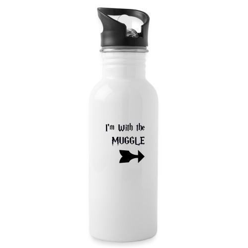 I'm With The Muggle - Water Bottle