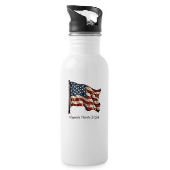 Kamala Harris 2024 - 20 oz Water Bottle - white - Right