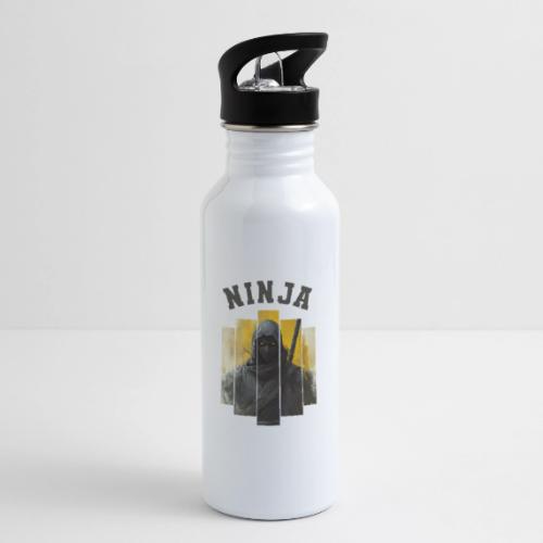 Silent Ninja Code - 20 oz Water Bottle