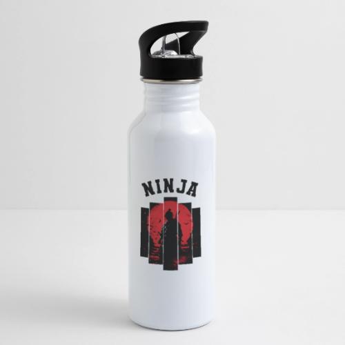 Ninja in the Shadows - 20 oz Water Bottle