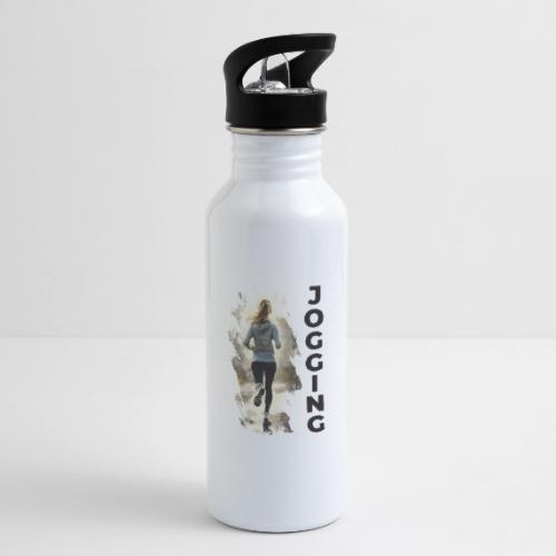 Jogging: Run into Motion - 20 oz Water Bottle