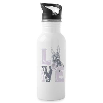Donkey - 20 oz Water Bottle - white - Right