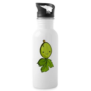 PrinceGoosy - 20 oz Water Bottle - white - Right