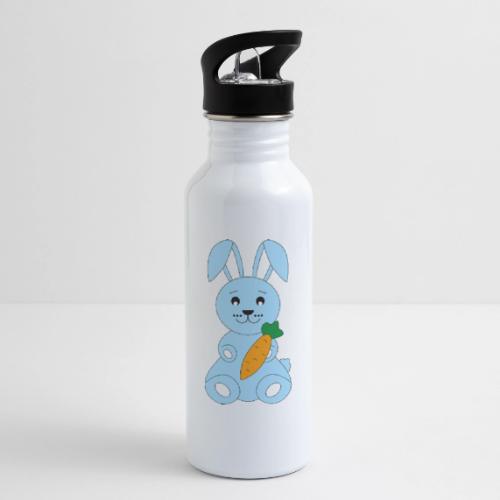 Cute Blue Bunny — Newborn Baby and Nursery Gift - 20 oz Water Bottle