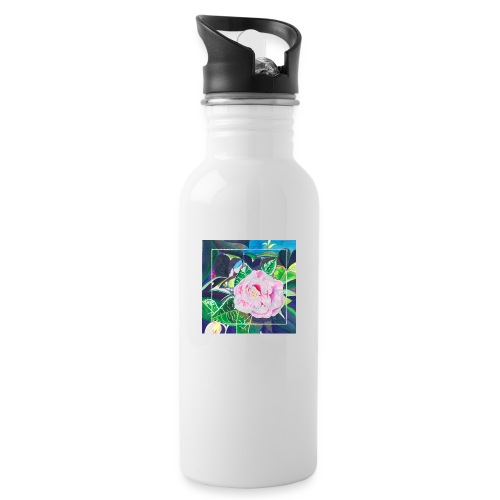 Camellia Watercolor - 20 oz Water Bottle