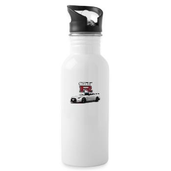 Nissan GTR R35 - 20 oz Water Bottle - white - Right