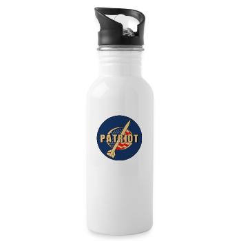 Emblem Patriot Missile - 20 oz Water Bottle - white - Right