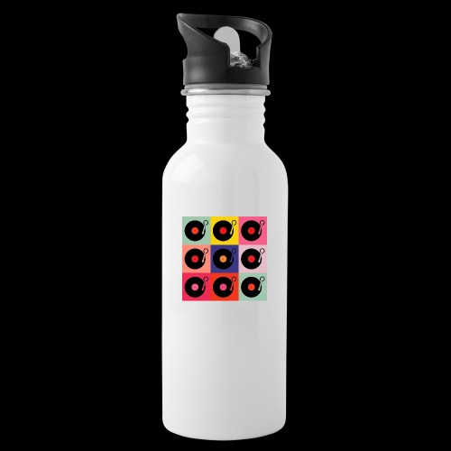 Records in the Fashion of Warhol - Water Bottle