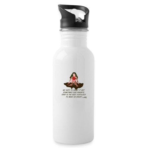 fertilizer green - 20 oz Water Bottle