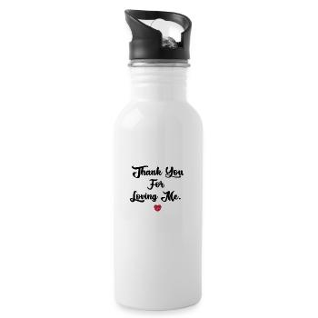 Thanks - 20 oz Water Bottle - white - Right