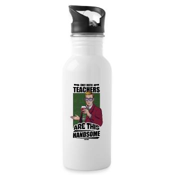 Mathematics math mathematician math teacher gift - 20 oz Water Bottle - white - Right