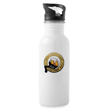 October Fest Cat Design - 20 oz Water Bottle - white - Right