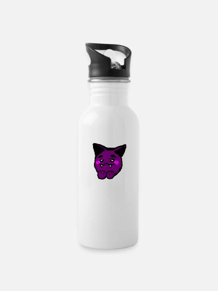 uwu bat - 20 oz Water Bottle - white